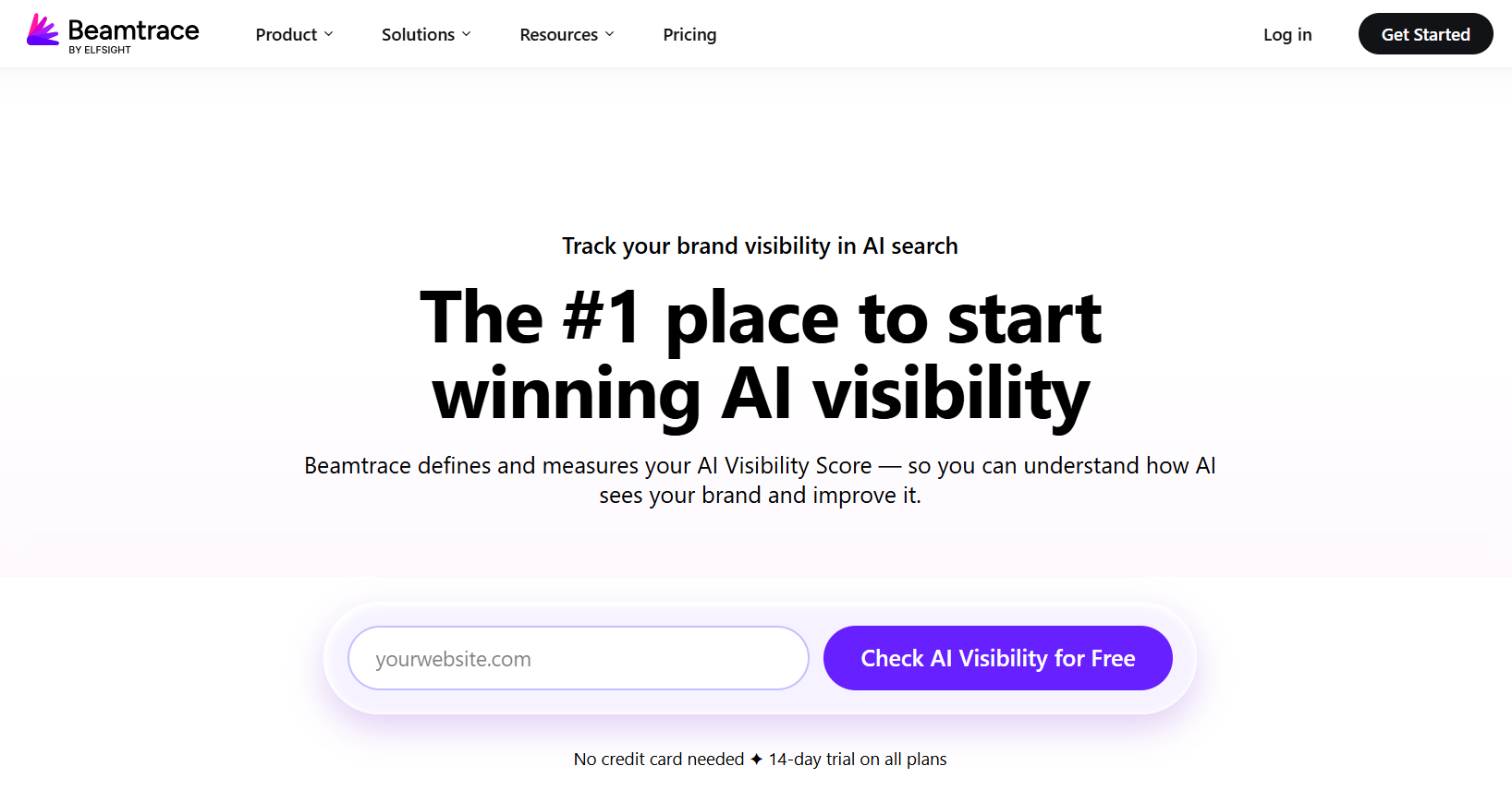 Beamtrace AI visibility platform