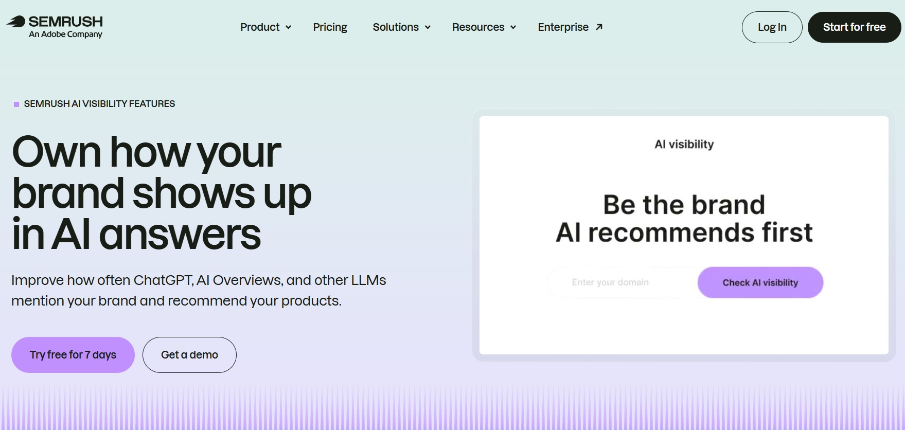 Semrush AI Visibility