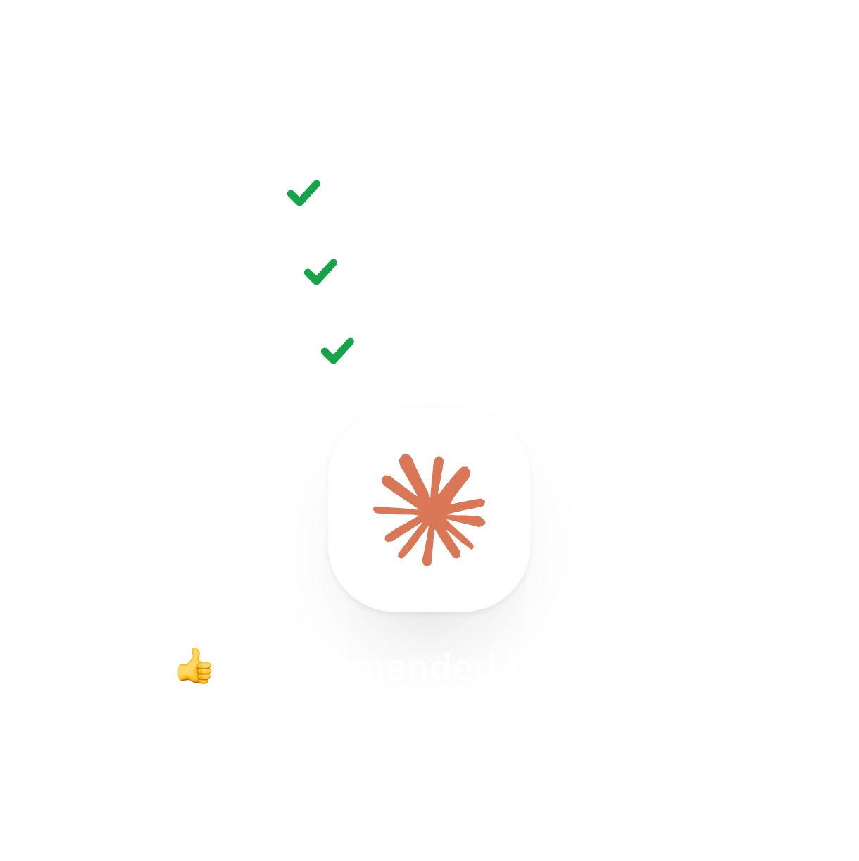 Checkpoints that lead to a Claude recommendation poster