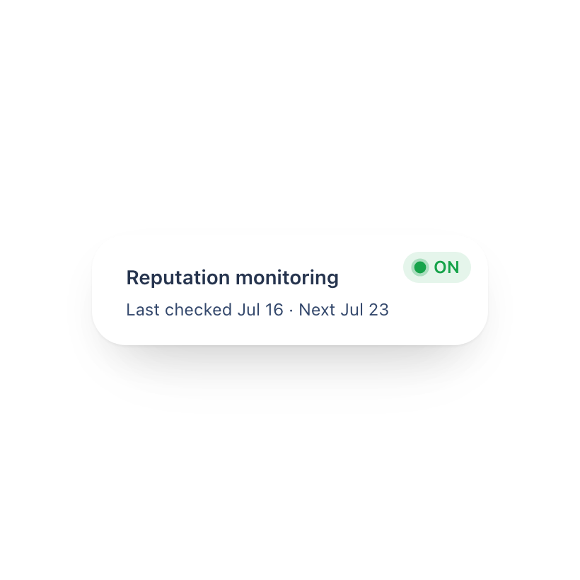 3. Reputation monitoring poster